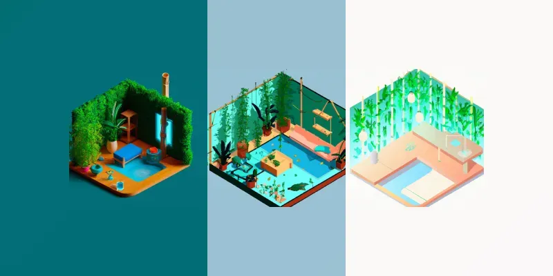Tiny House Water Paradises generated by undefined