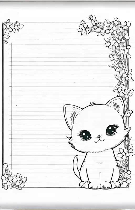 Notebook Coloring Pages For Kids