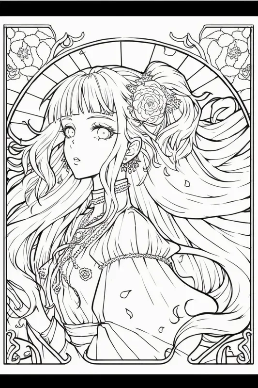 Anime Coloring Books