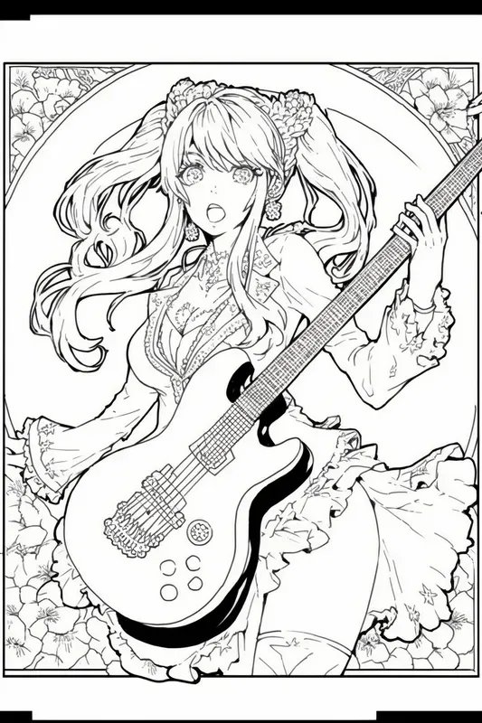 Anime Coloring Books