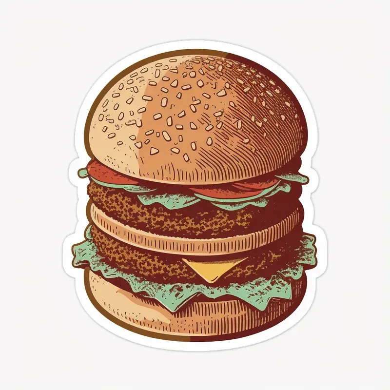 Vintage Art Sticker Designs