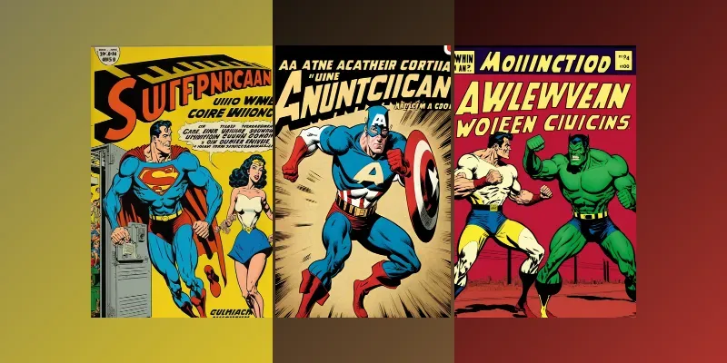 Classic Comics Book Covers generated by undefined
