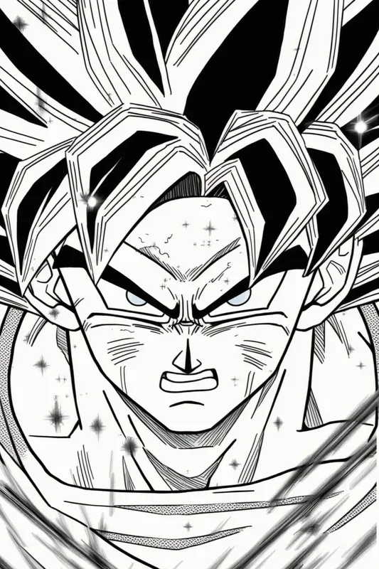 Manga And Anime Coloring Pages