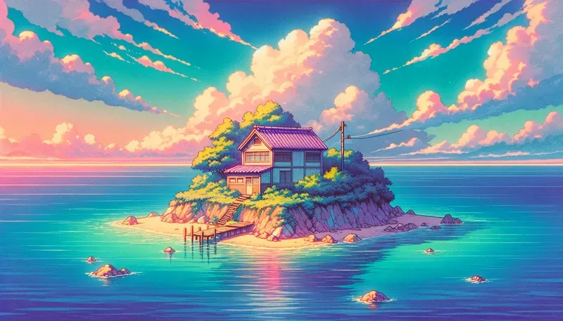 80s Retro Anime Backgrounds