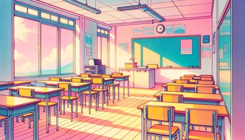 80s Retro Anime Backgrounds