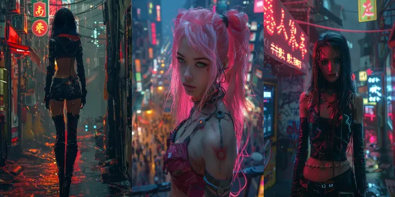 Cyberpunk Supermodels generated by undefined