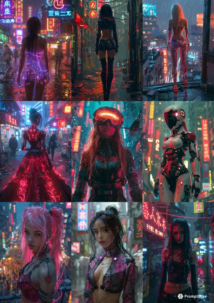 Cyberpunk Supermodels