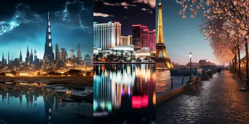 High Quality Landscape Photos generated by midjourney