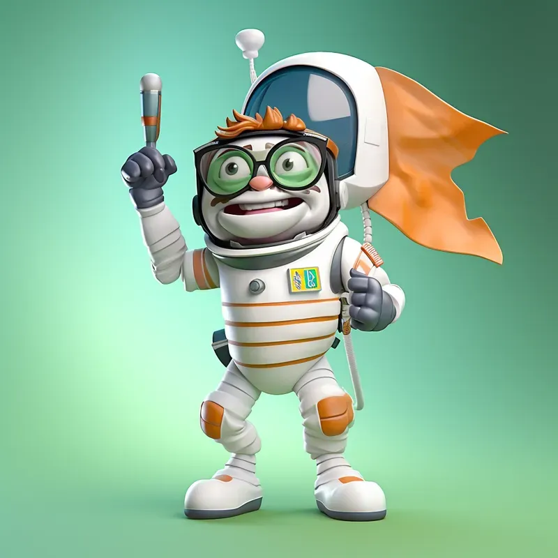 Astronaut Animal Joyful Journeys