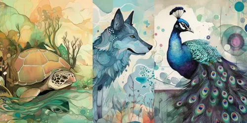Surreal Artistic Designs generated by midjourney
