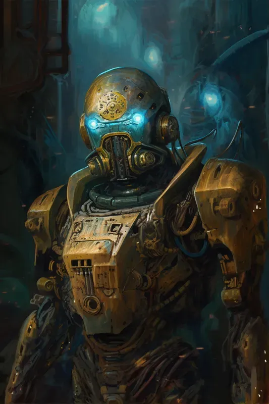 Van Gogh-inspired Scifi Paintings