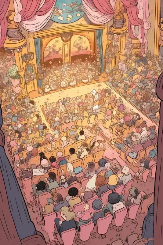 Pink Anime Scenes