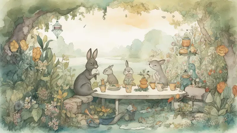 Children Illustrations Woodland Gatherings
