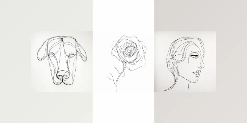 Single Line Art generated by undefined