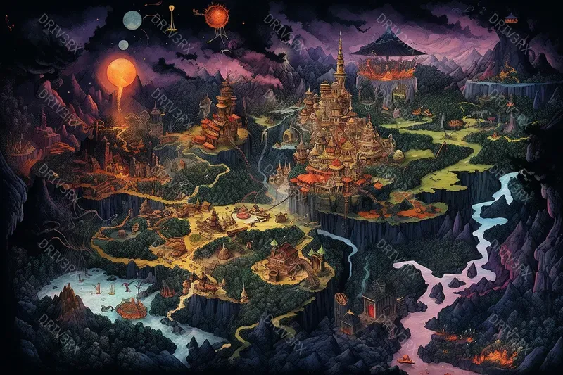 Mystical Map Makers Unveil Hidden Worlds