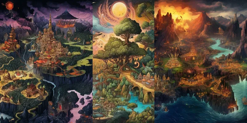 Mystical Map Makers Unveil Hidden Worlds generated by undefined
