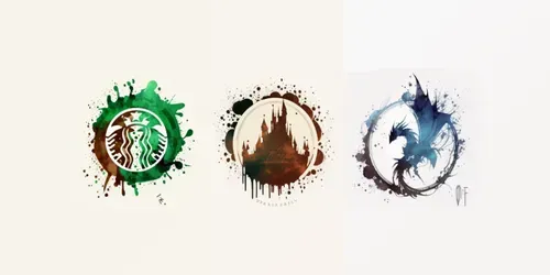 Coffee Cup Stain Art generated by midjourney