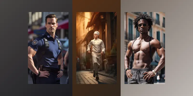 Handsome Man In Jobsets As Stock Photos generated by undefined