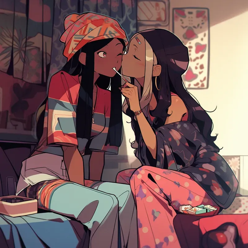 Stylized Beautiful Comic Girls