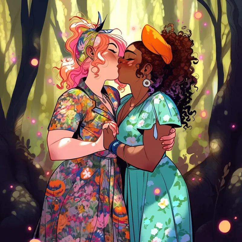 Stylized Beautiful Comic Girls