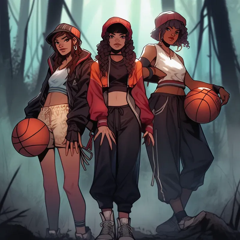 Stylized Beautiful Comic Girls