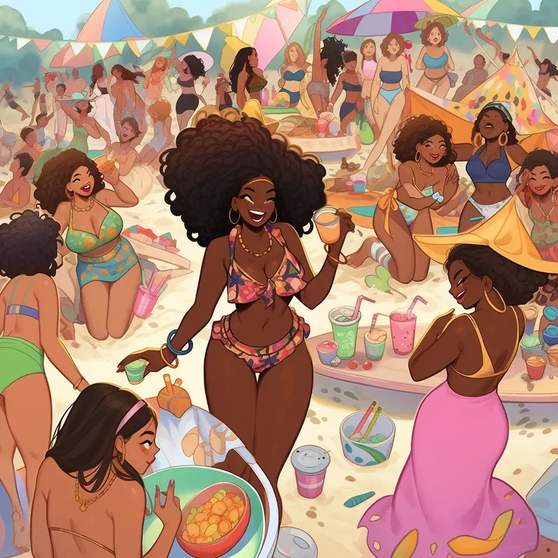 Stylized Beautiful Comic Girls