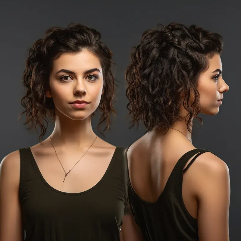 Customizable Stylish Hairstyle Views