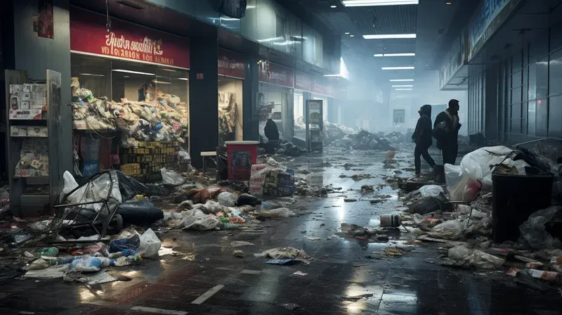 Places Covered In Garbage And Trash