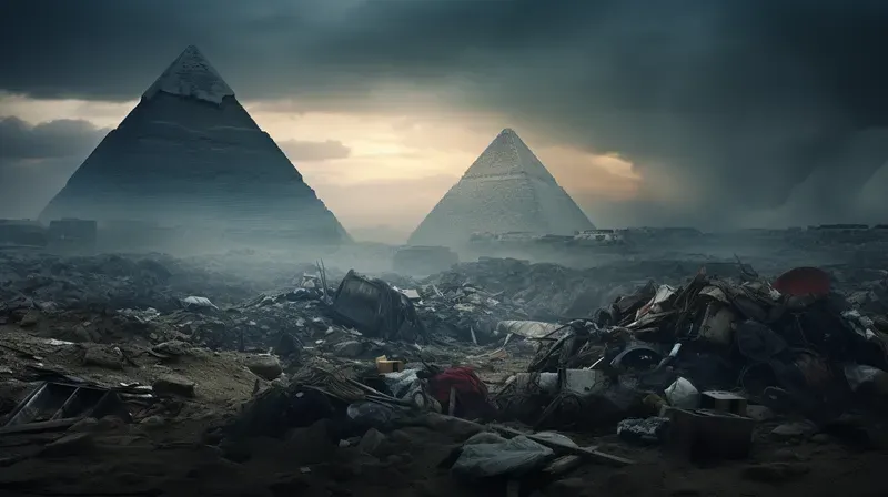 Places Covered In Garbage And Trash