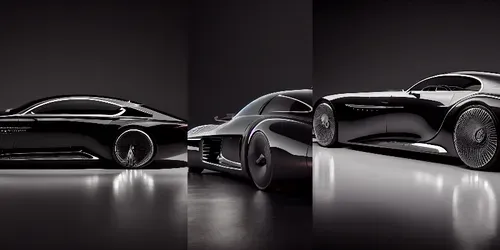 Maybach Concept Cars generated by midjourney