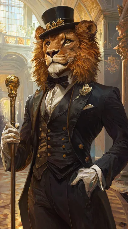 Elegant Anthropomorphic Animals