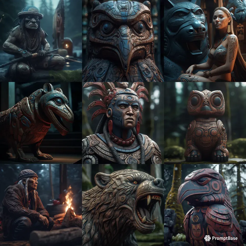 Haida Sculpture Art