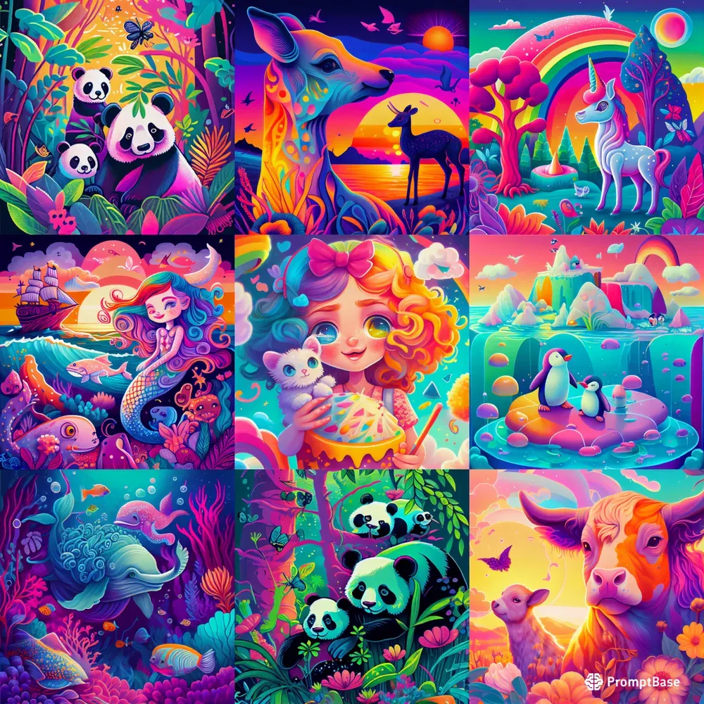 Vibrant Illustrations