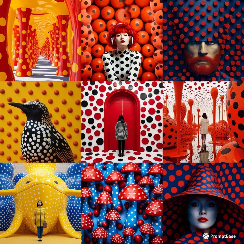 Tribute To Yayoi Kusama Art