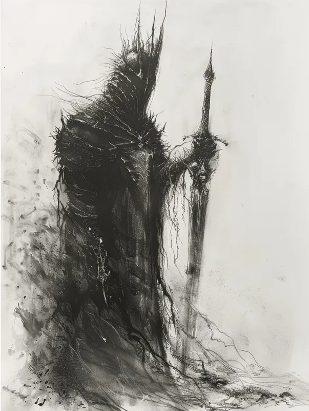 Dark Fantasy Graphite Sketches