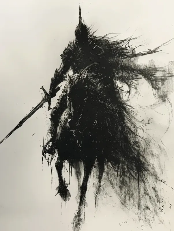 Dark Fantasy Graphite Sketches