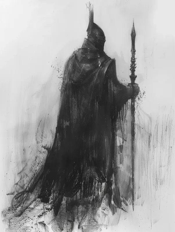 Dark Fantasy Graphite Sketches