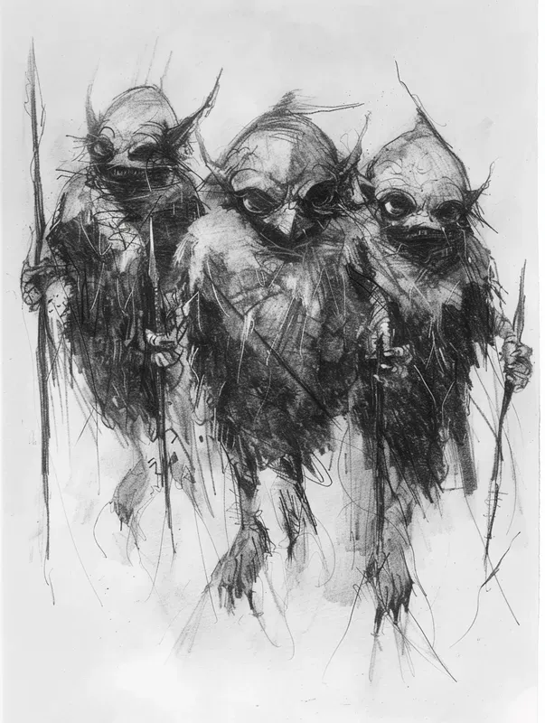 Dark Fantasy Graphite Sketches