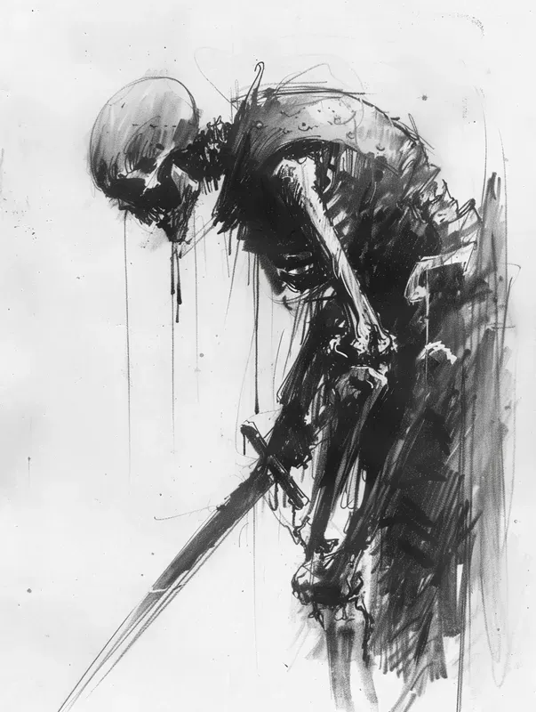 Dark Fantasy Graphite Sketches