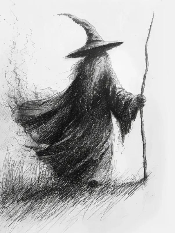 Dark Fantasy Graphite Sketches