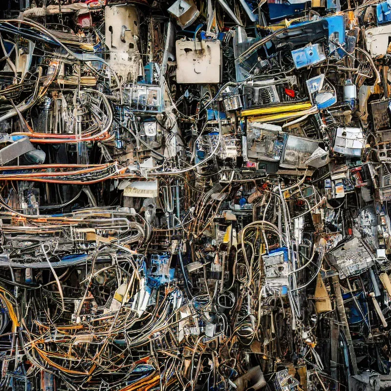 Stacks Of Electronic Gadgets