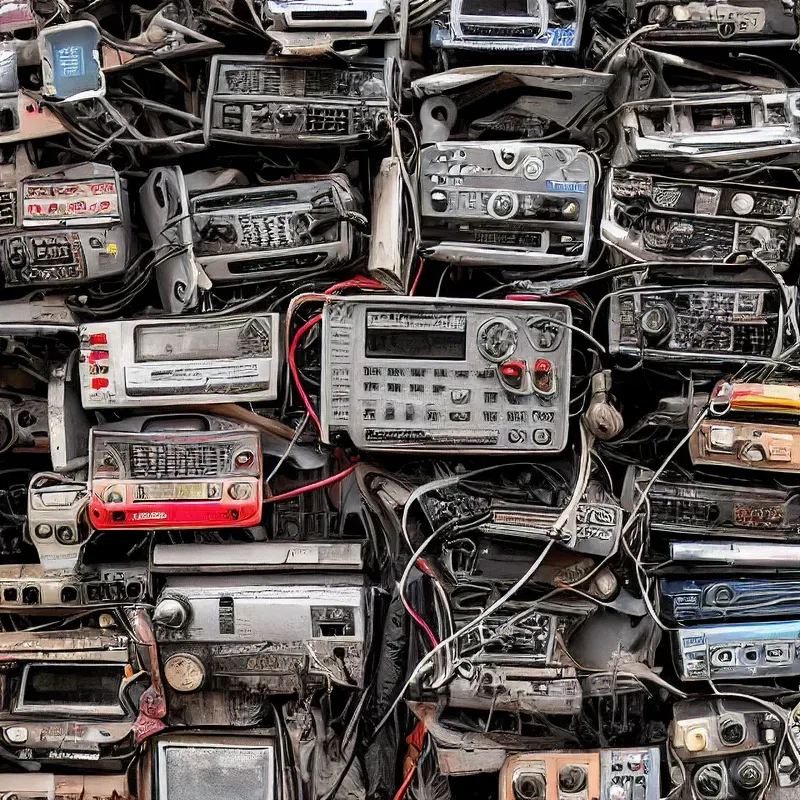 Stacks Of Electronic Gadgets