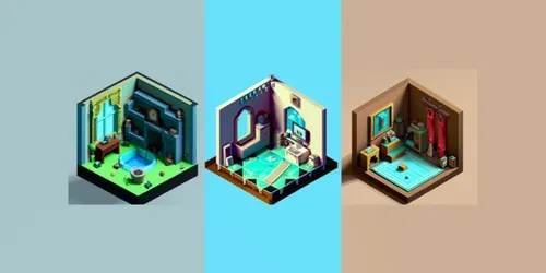 Miniature Room generated by dalle