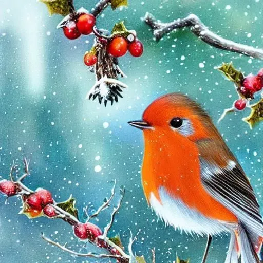 Christmas Robins