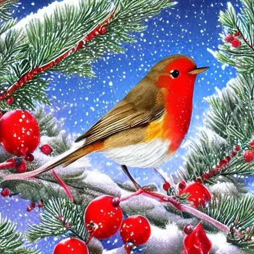 Christmas Robins