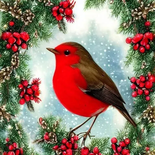 Christmas Robins