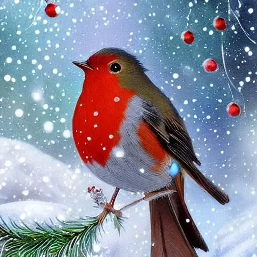 Christmas Robins