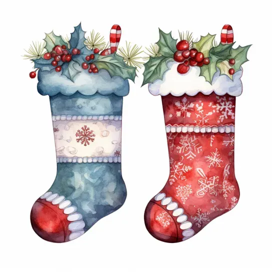 Charming Watercolor Christmas Wallpapers