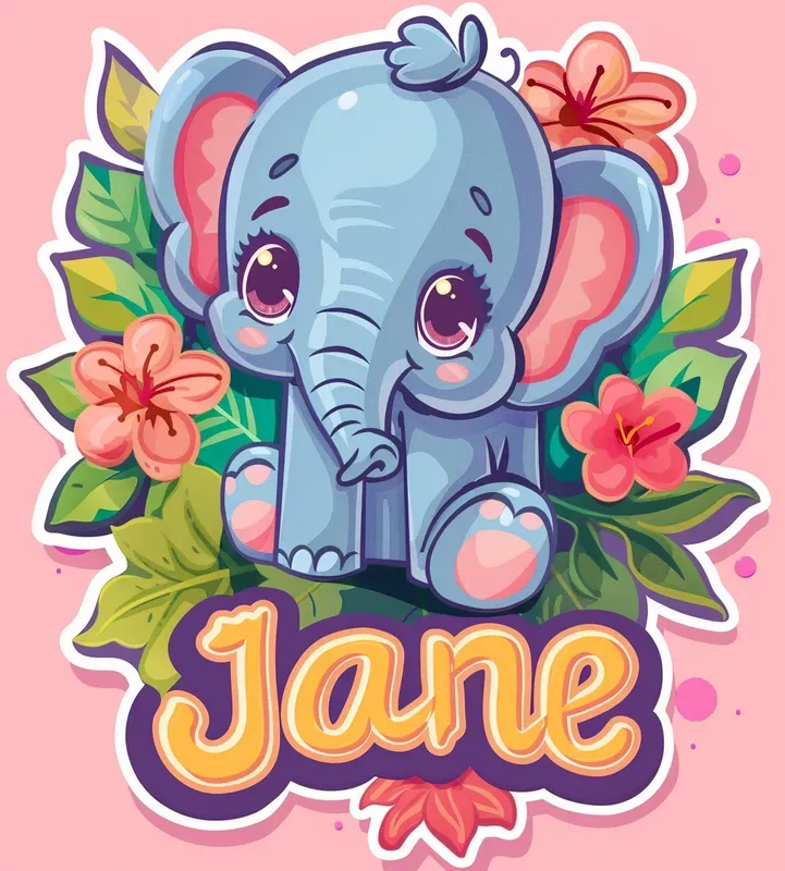 Cute Stickers For Kids With Names