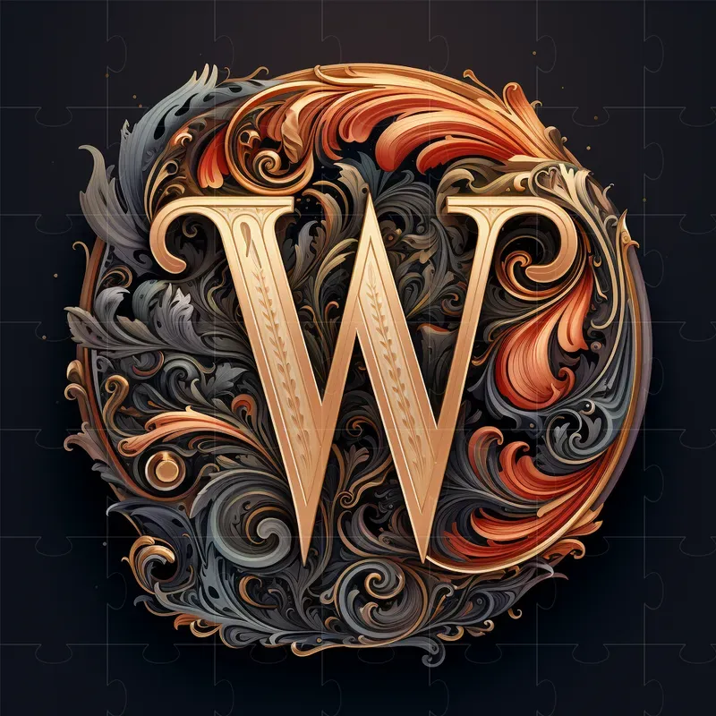 Letters Type Fonts Gold